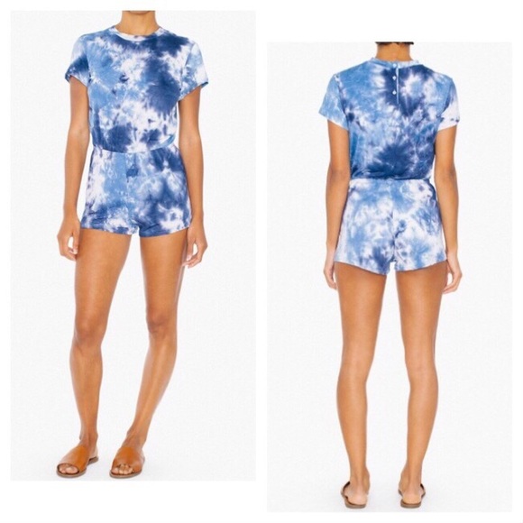 American Apparel Pants - Tie Dye T-Shirt Romper Jimi by American Apparel Sm